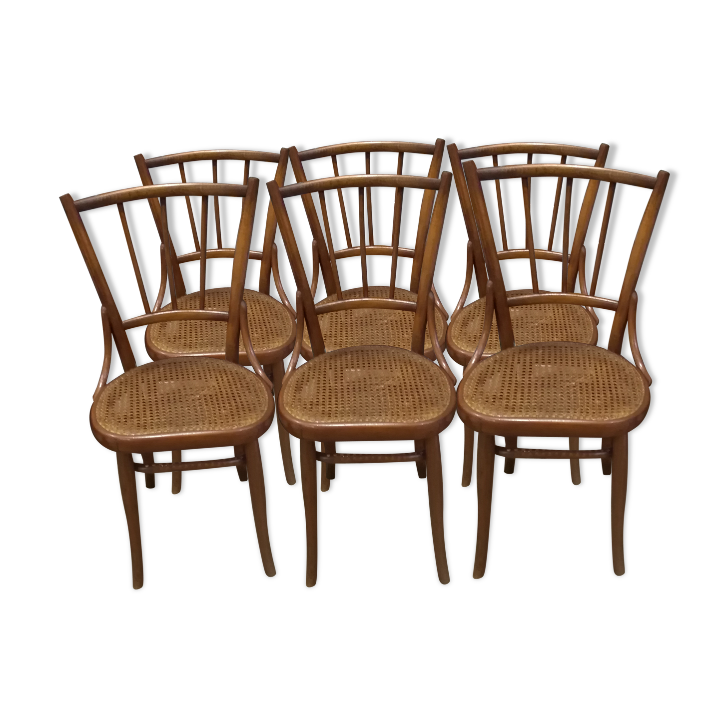 Suite of 6 chairs by Bistrot Austro-Hungarian Fium 1890