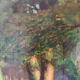 Lumière en Sous‑Bois, huile sur toile