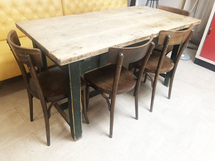 Old raw farm table, 1950