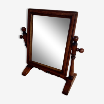 Miroir bois inclinable à poser