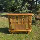 rattan counter and 2 vintage stools from the 1960s