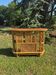 rattan counter and 2 vintage stools from the 1960s