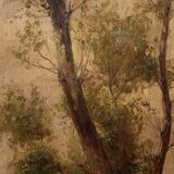 Tableau paysage italien signé M. Gheduzzi des années 40