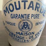 Old stoneware mustard pot