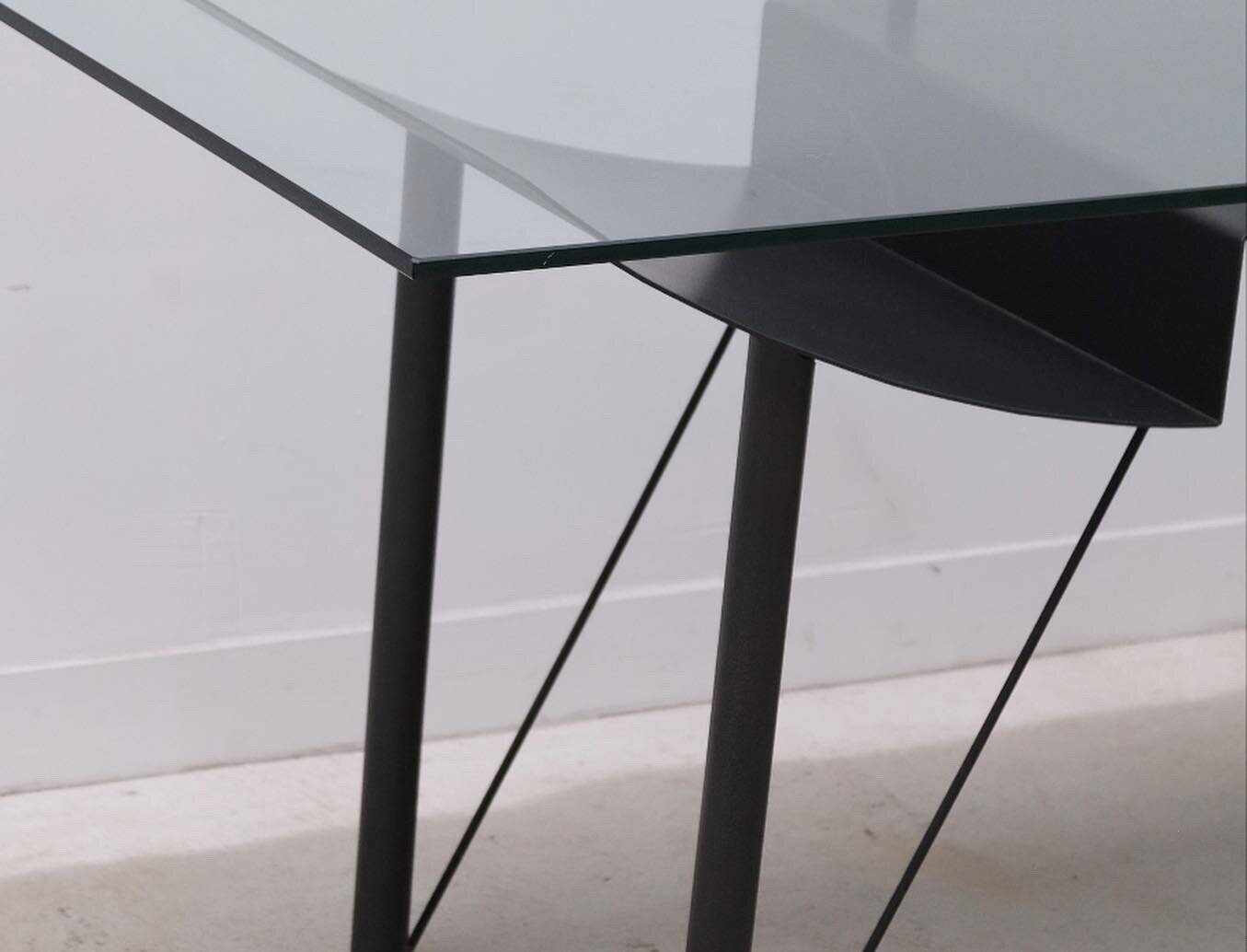 Desk and rolling block “007” by Hélène GALDINI for H. GALDINI, 1980