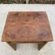 Art Deco burr walnut bedside table 1930