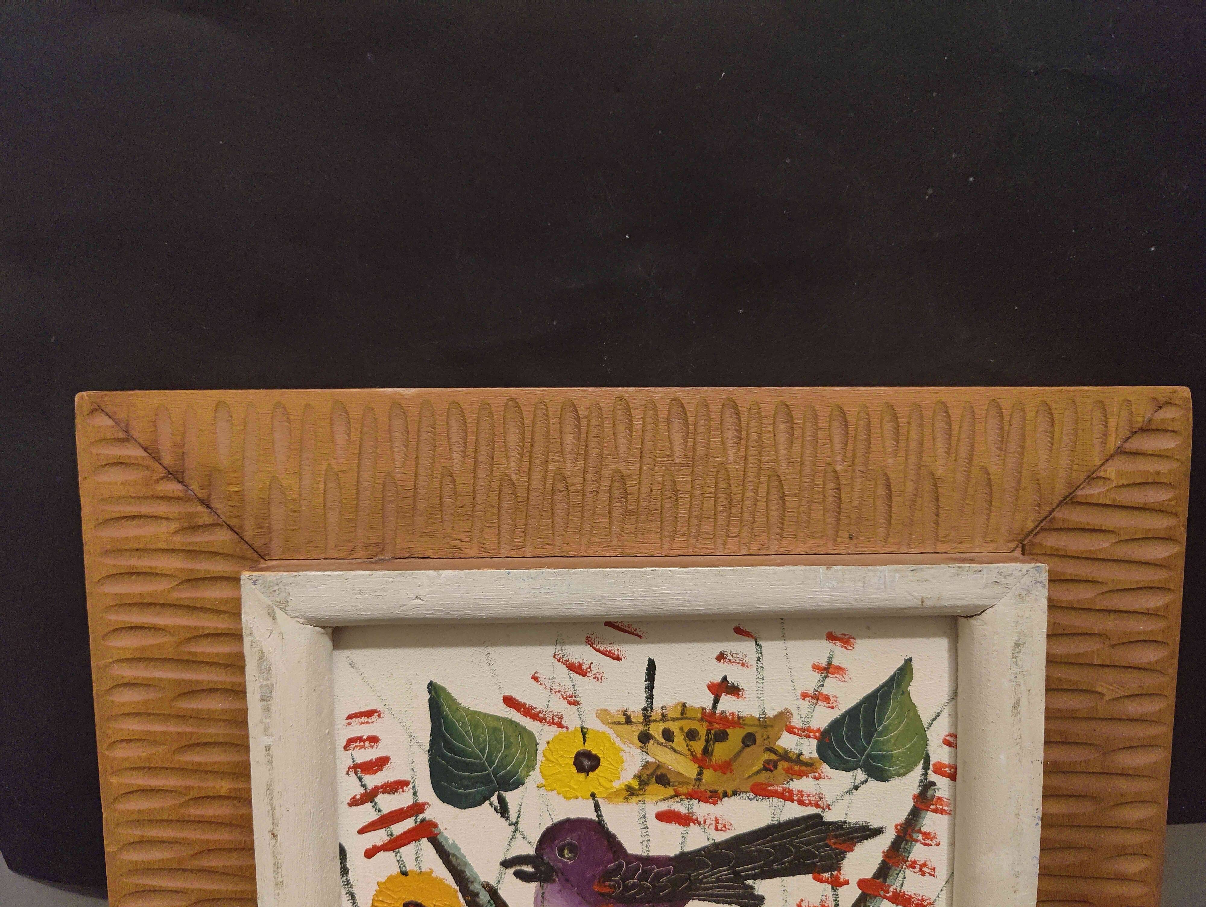 Tableau Oiseaux du peintre Decourcelle Gourgue