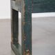 Armoire, buffet espagnol en bois vert et peintures Art populaire, XVIIIe siècle