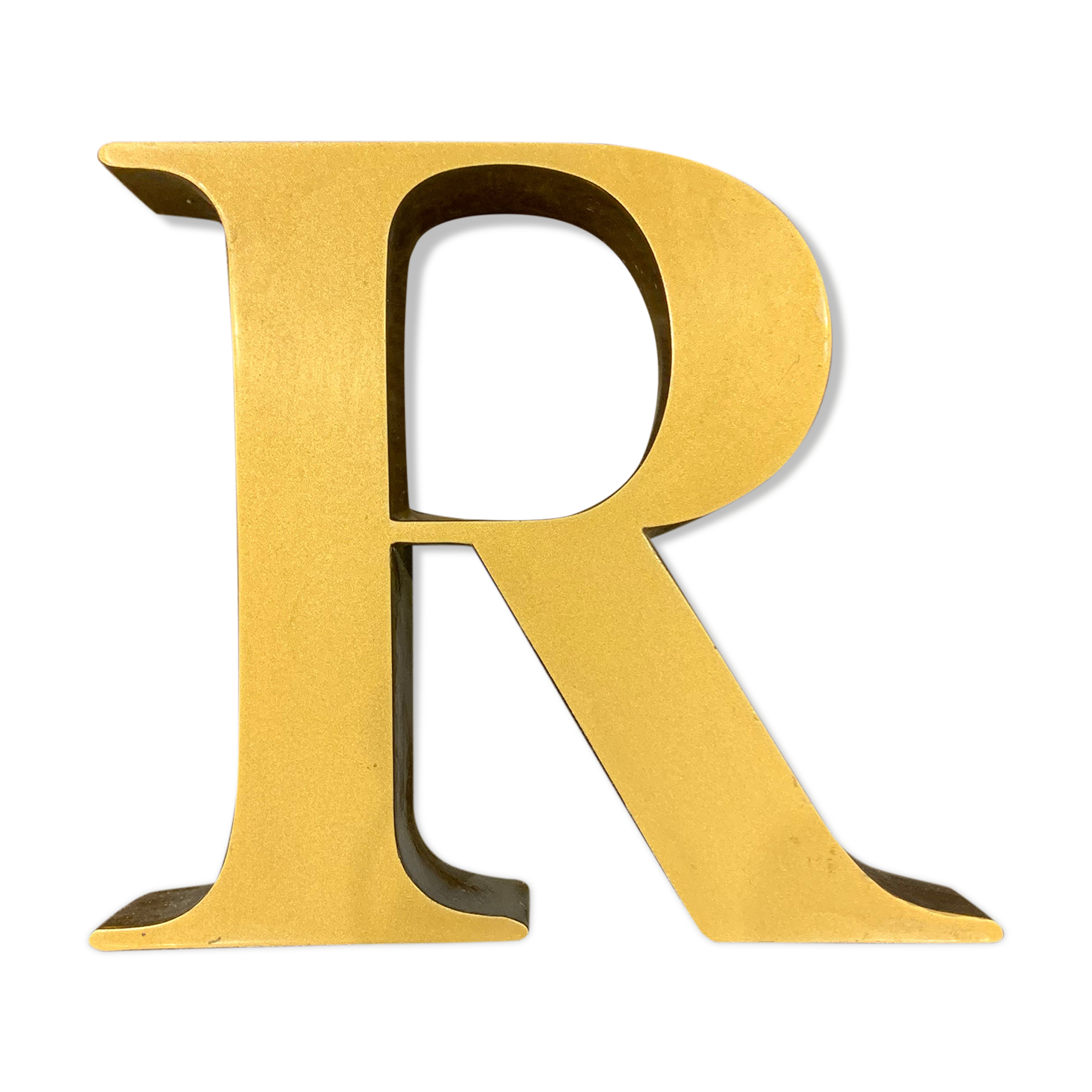 Letter.E . vintage metal