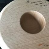 Turned wooden dish
