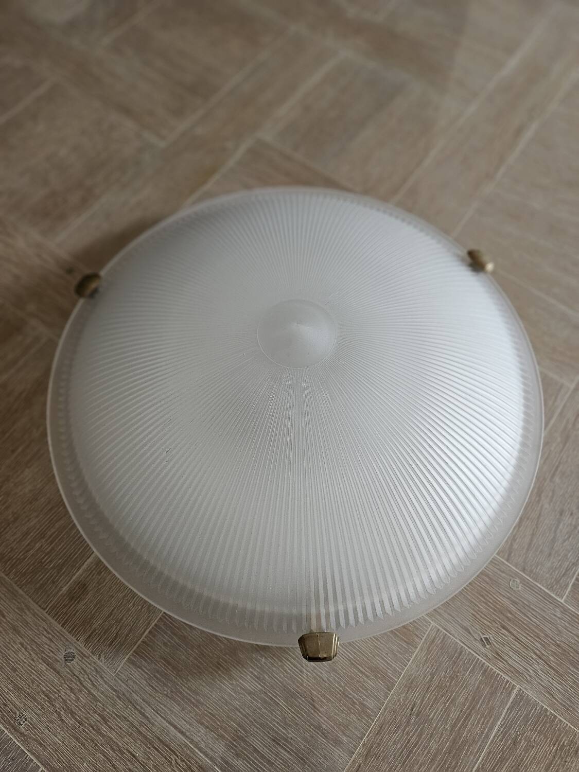 Glass ceiling light