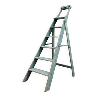Old patinated stepladder (renovated)