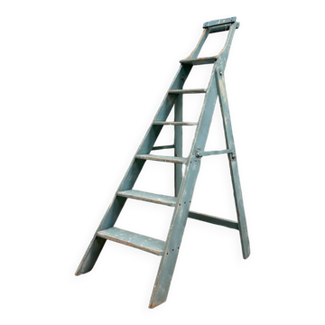 Old patinated stepladder (renovated)