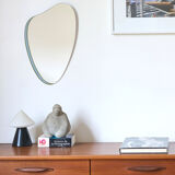 Vintage asymmetrical mirror, H51,5cm