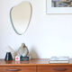 Vintage asymmetrical mirror, H51,5cm
