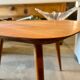 Scandinavian tripod coffee table 1960s