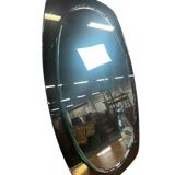 Miroir mural vintage des années 70 avec bord fumé