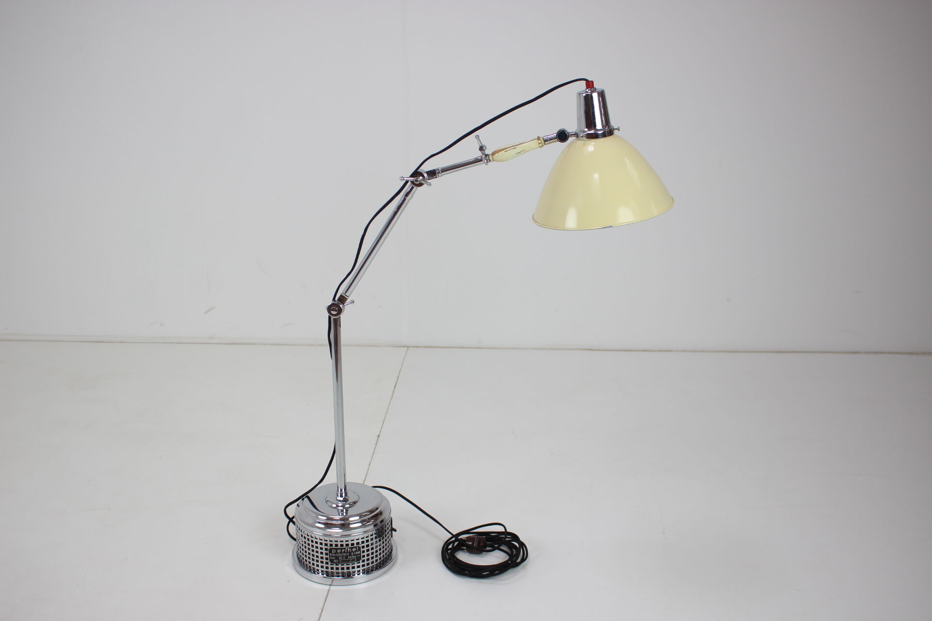 Art-deco adjustable floor or table lamp, Perihel.