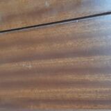 Commode en bois vernis, années 80
