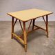 Rattan side table
