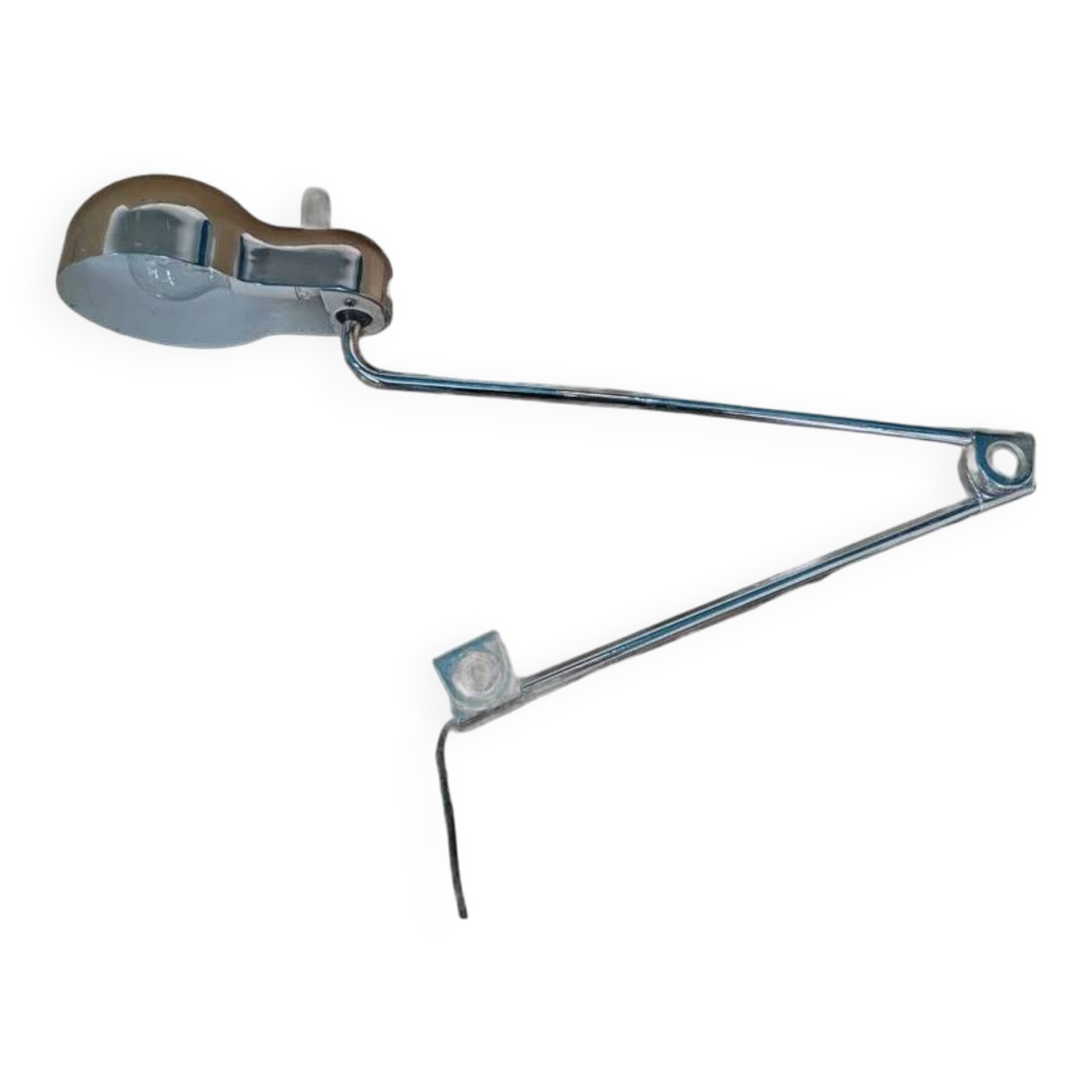 Beautiful desk lamp stilnovo by joe colombo 1970 chrome metal