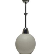 Lampe suspendue Art Déco, Pologne, années 1950