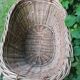 Large wicker laundry basket