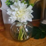 Blown Glass Ball Vase