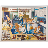 Poster school vintage No. 13 the hairdresser & No. 14 at the Baker - V. 2 - Editions M.D.I