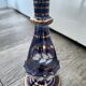 Purple glass perfume bottle