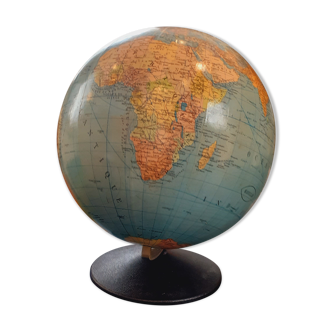 Globe terrestre Mappemonde vintage année 60 Magellan