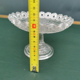 Coupelle bonbonnière verre moulé pressé