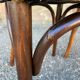 2 Restaurant chairs bent wood imitation vintage leather French bistro