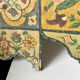 Antique wooden painted frame with flower motifs   88 cm x 47 cm