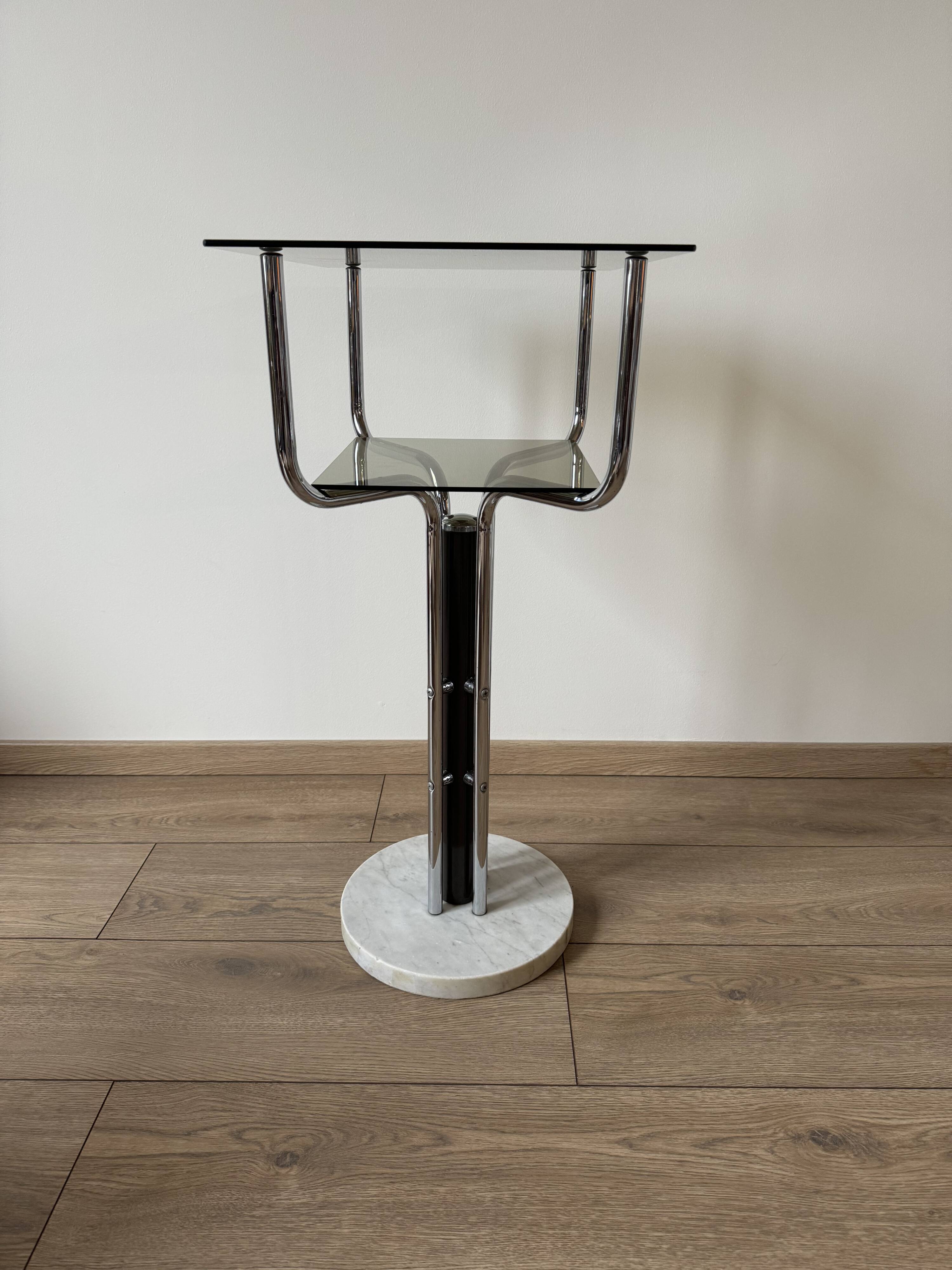70s pedestal table