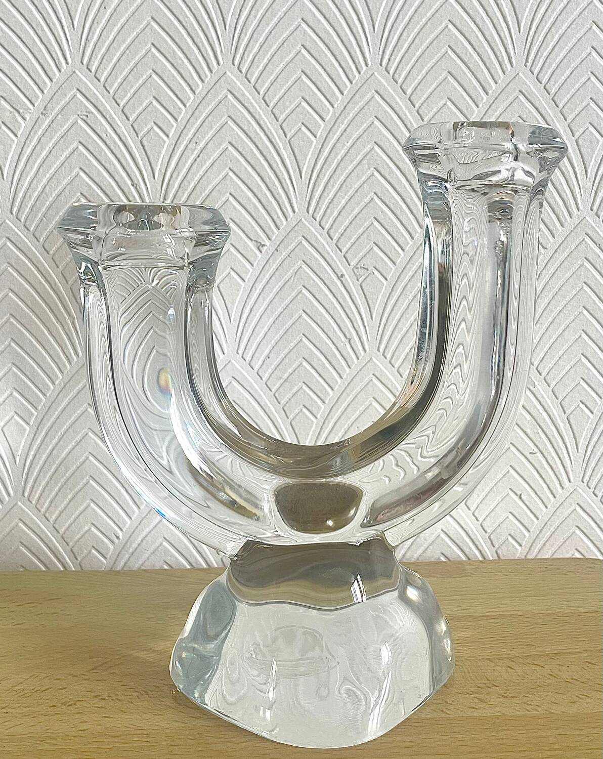 Crystal candle holder 1950.