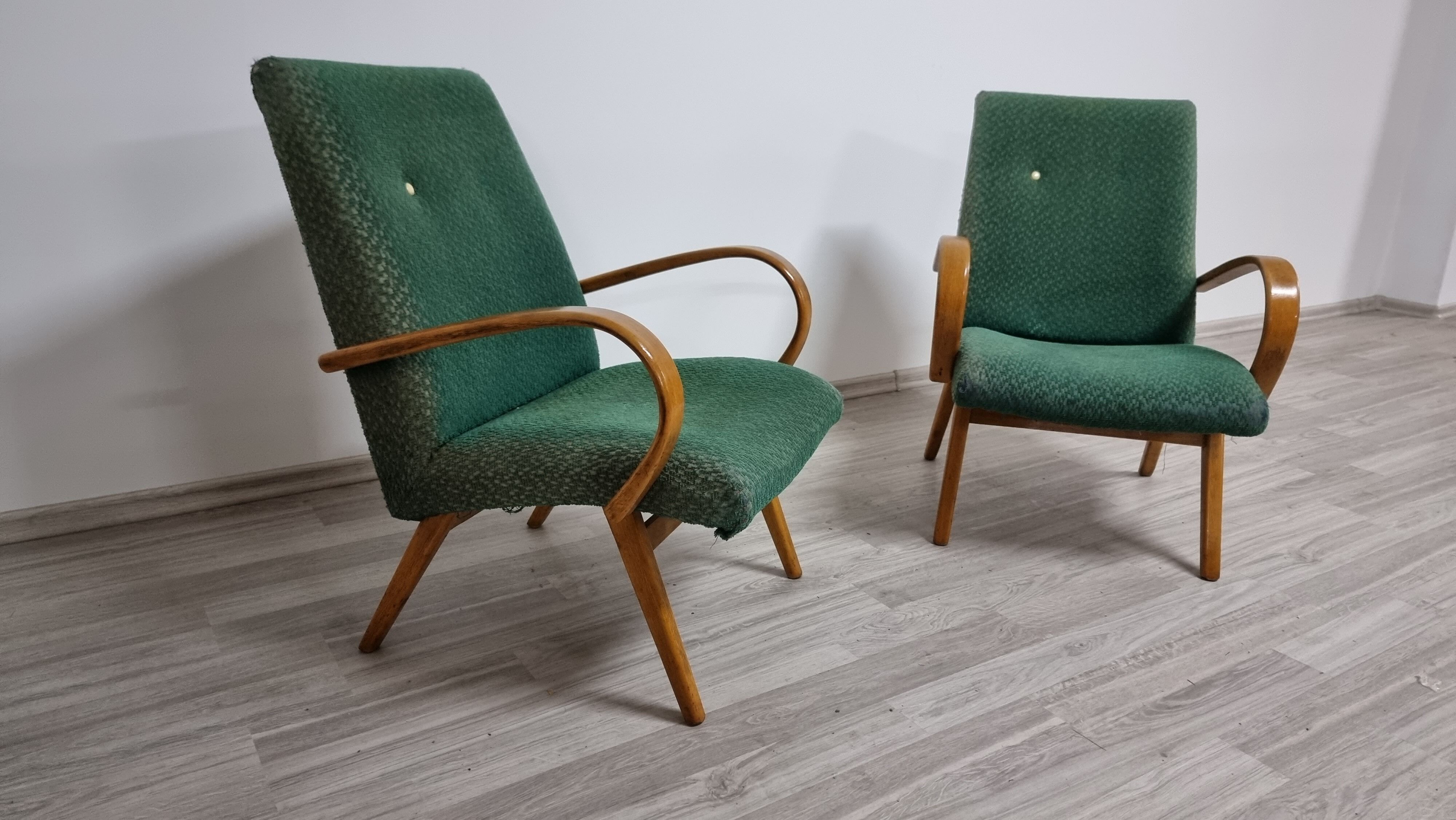 Fauteuils vintage par Jaroslav Smidek, années 1960