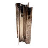 Christian Dior, Silver-plated solifleur sculptural vase, Dior France 1980s