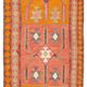 Turkish Handwoven Vintage Herki Kilim 105 cm x 355 cm