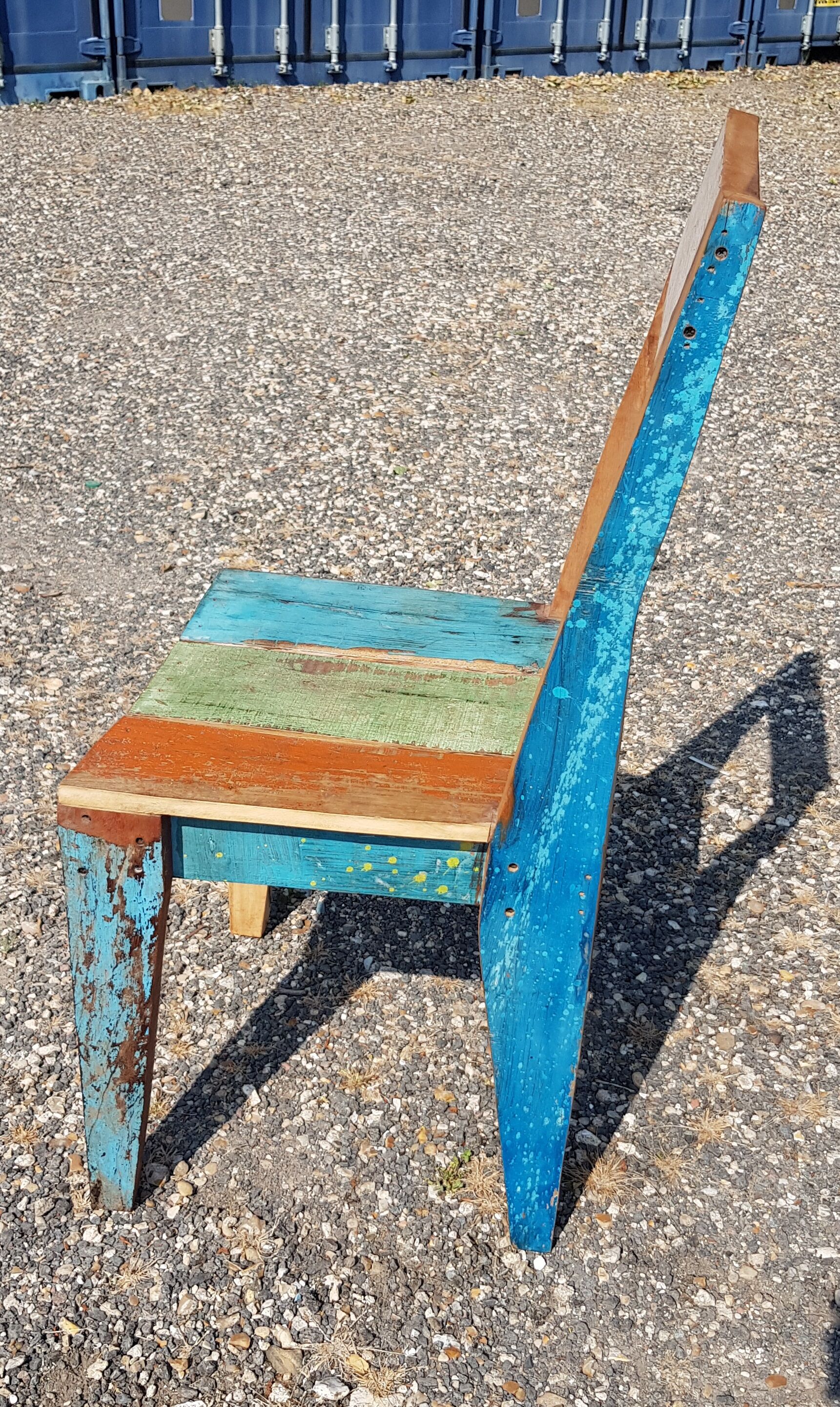 Teak table with 6 chairs