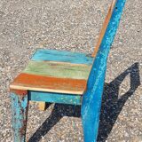 Teak table with 6 chairs
