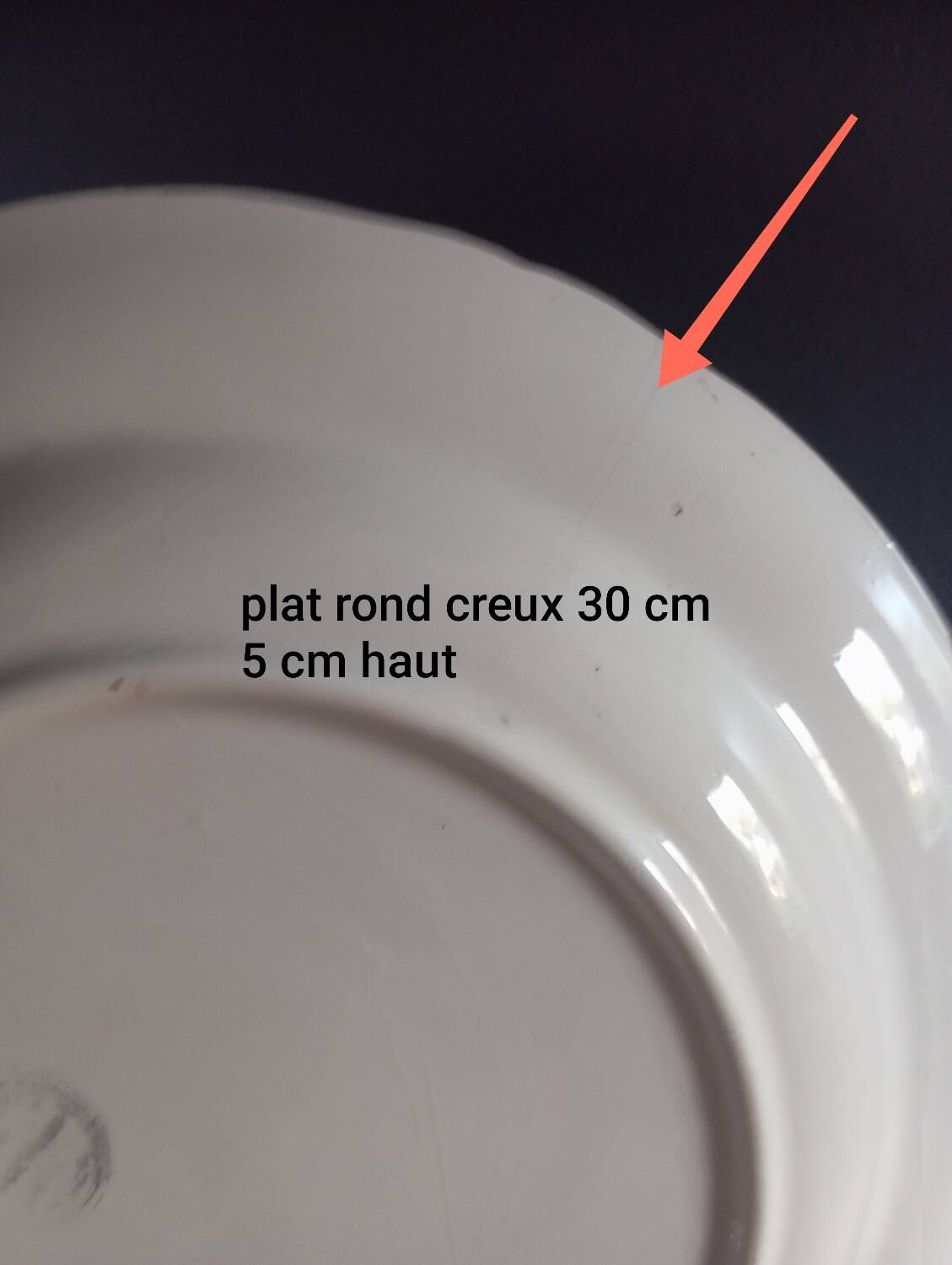 Trio of Longchamp plates/dishes 1930/40, country flowers