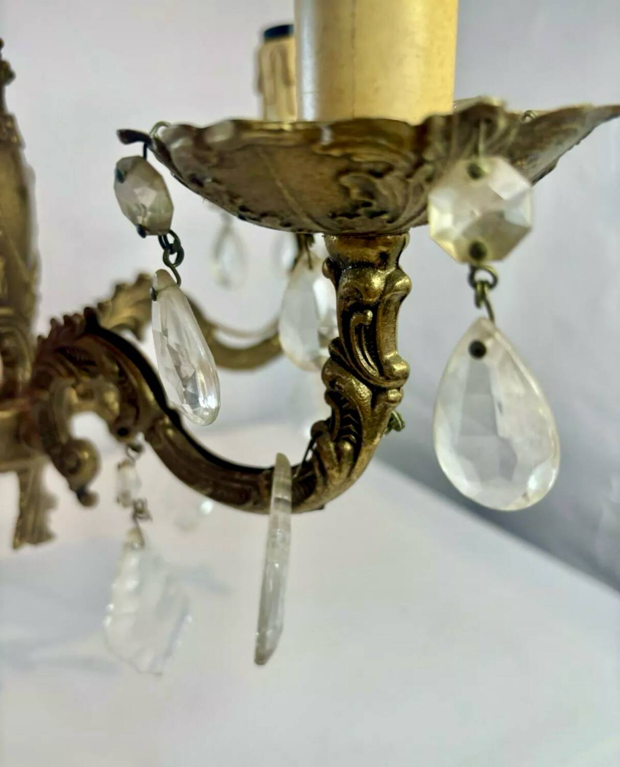 Paire d’appliques en bronze