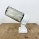 Vintage white porcelain wall light, 1960s