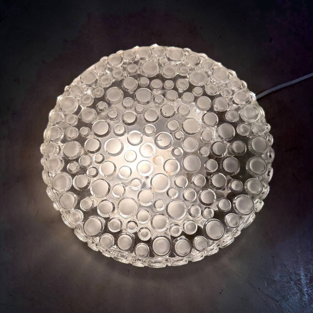 Bubble glass wall lamp ceiling lamp 1960's