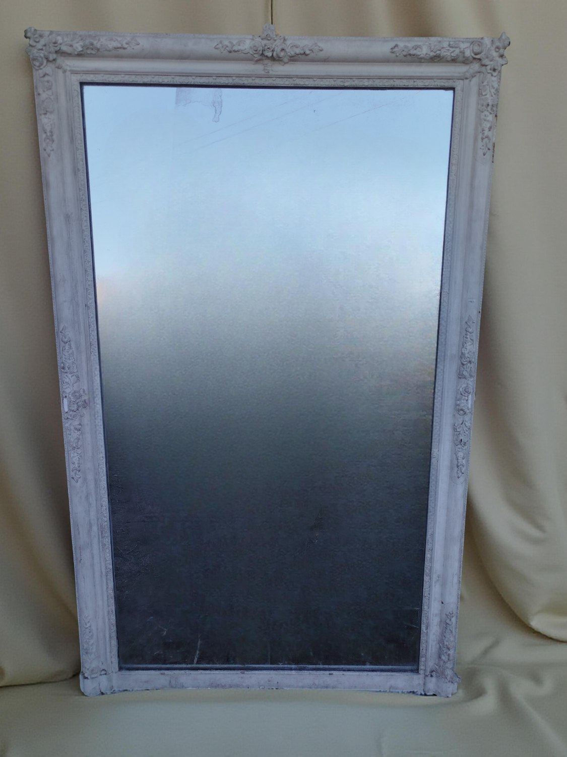 Large fireplace mirror 19th century