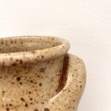 Speckled stoneware vase