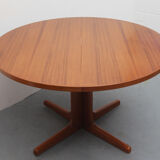 Extendible dining table teak XXL, Nielsen Denmark, 1970