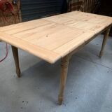 Solid ash table with extension