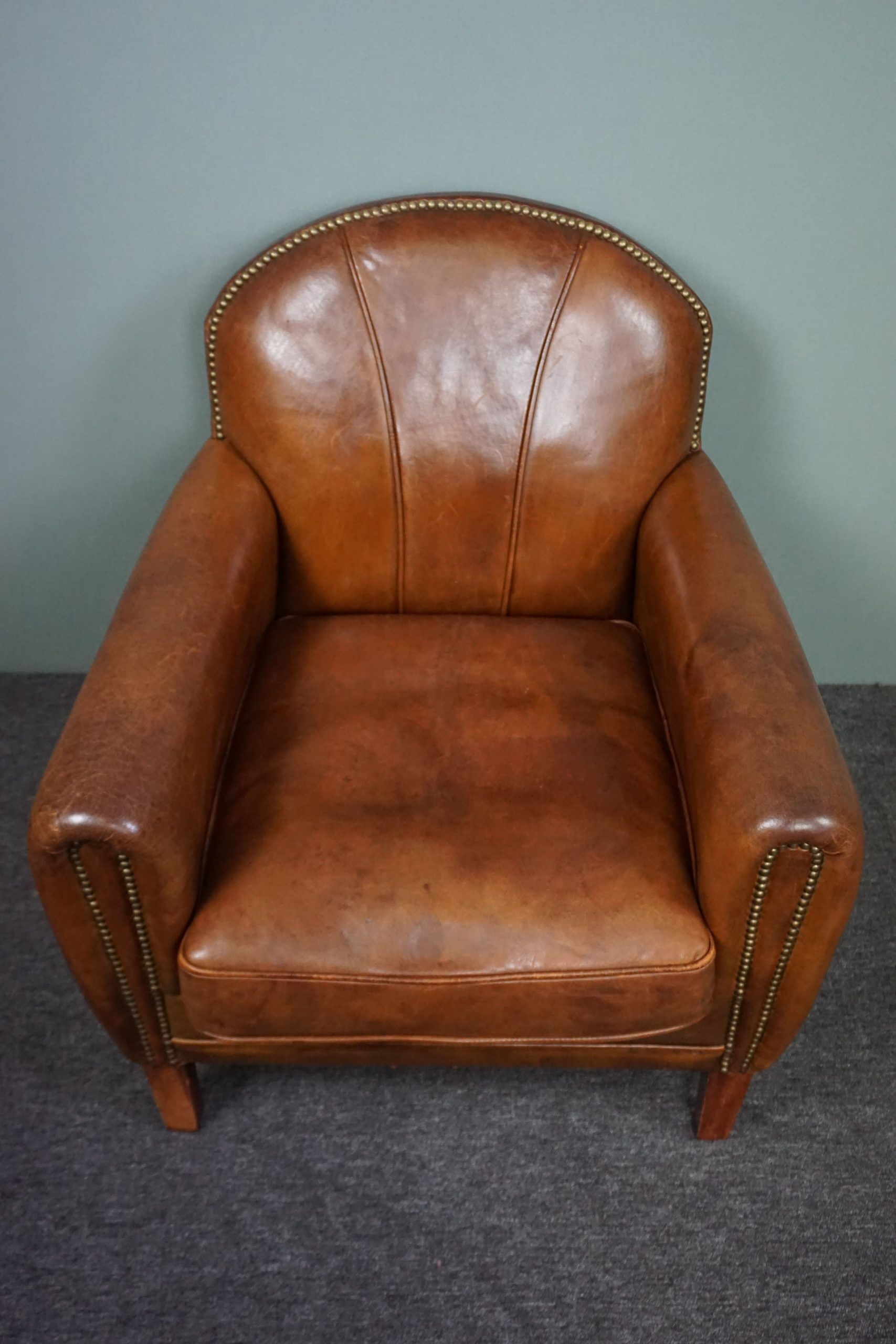 Sheep leather armchair